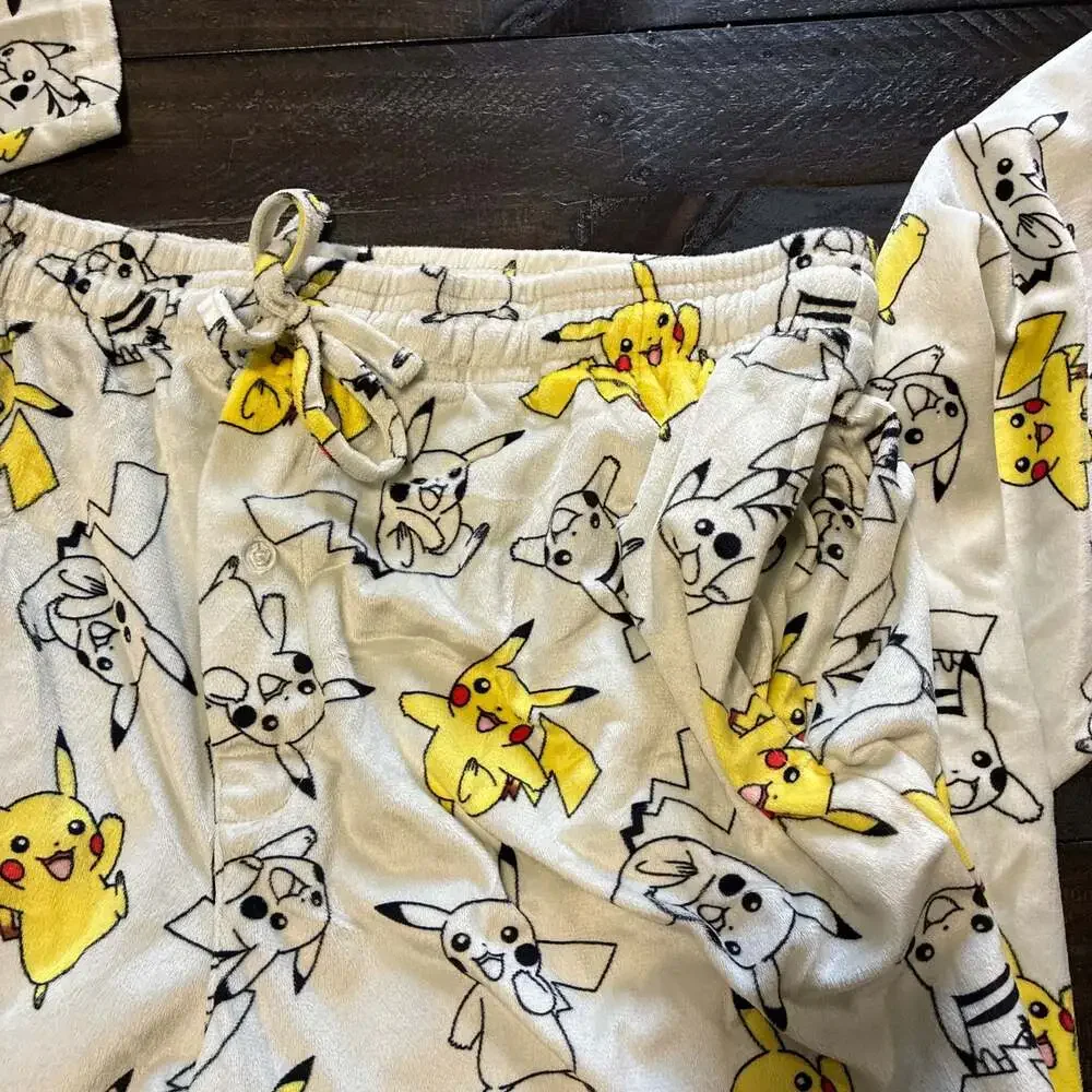 Pokemon Pikachu Size Large Super Soft Pajama Pants EUC - Picture 5 of 5